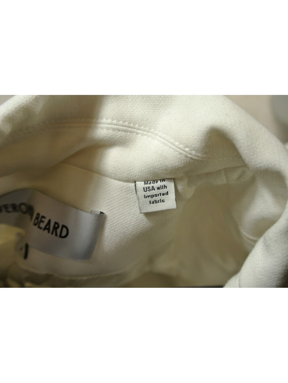 NEW, VERONICA BEARD Cropped Rickie Dickey Jacket in White Sz 6 #SJ2398 - Picture 14 of 14